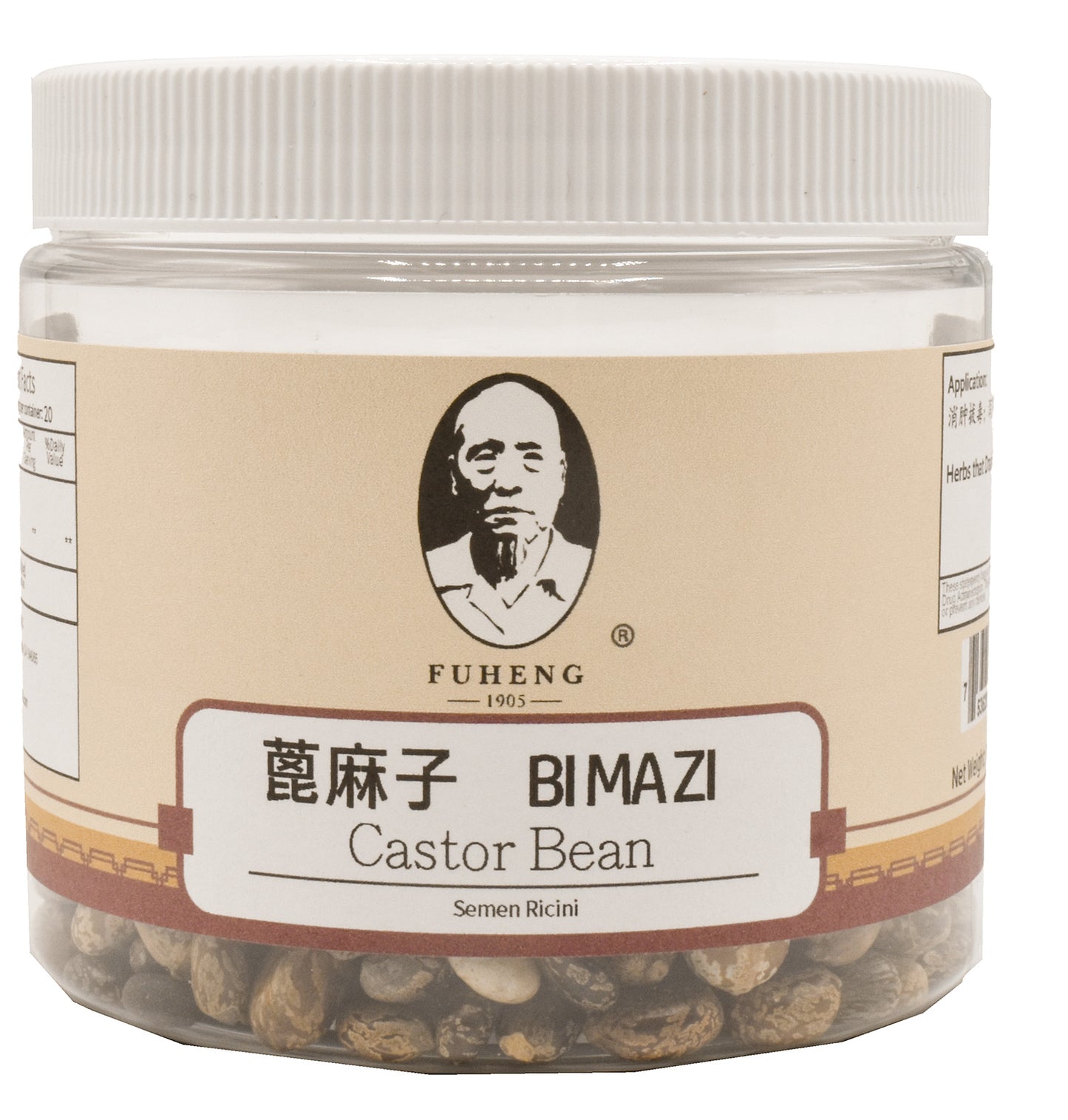BI MA ZI - 蓖麻子 - Castor Bean - 100g