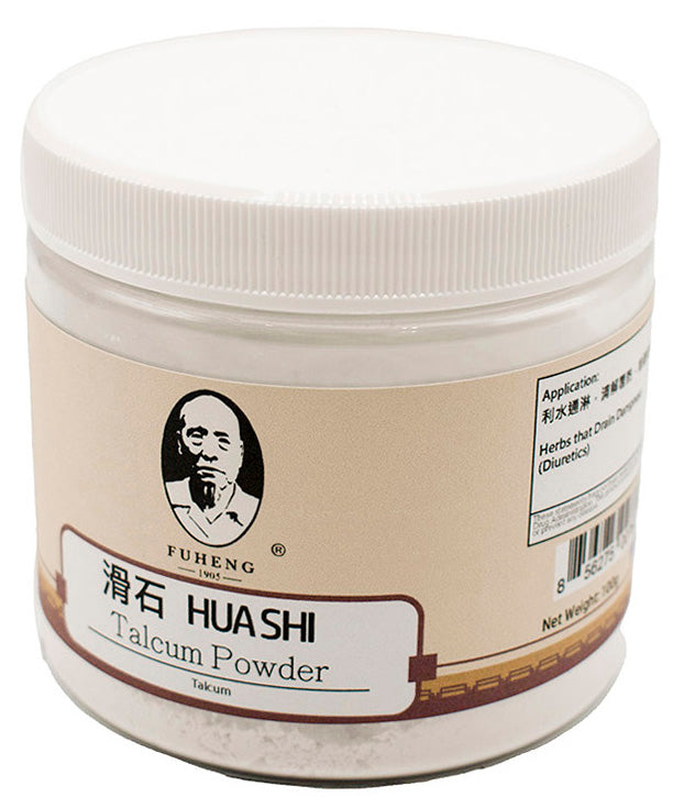 HUA SHI - 滑石 - Talcum Powder - FUHENG福恒 - Since 1905 - 100g