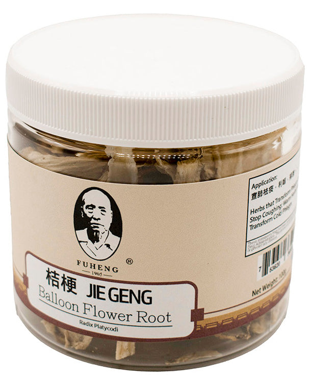 JIE GENG - 桔梗 - Balloon Flower Root - FUHENG福恒 - Since 1905 - 100g